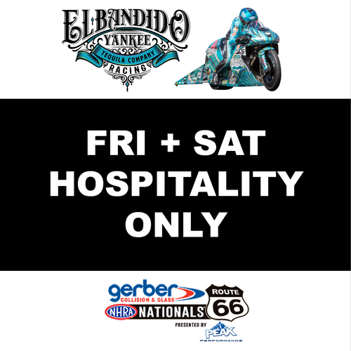 Route 66 Nationals FRIDAY & SATURDAY Flyin' Ryan Hospitality Pit Pass ONLY