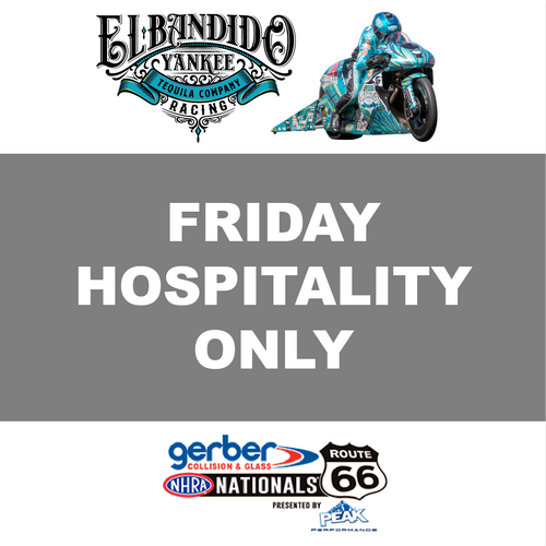 Route 66 Nationals FRIDAY ONLY Flyin' Ryan Pit Side Hospitality ONLY Pass