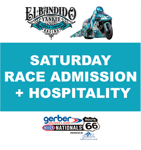 Route 66 Nationals SATURDAY NHRA Race Entry + Flyin' Ryan Hospitality Pass